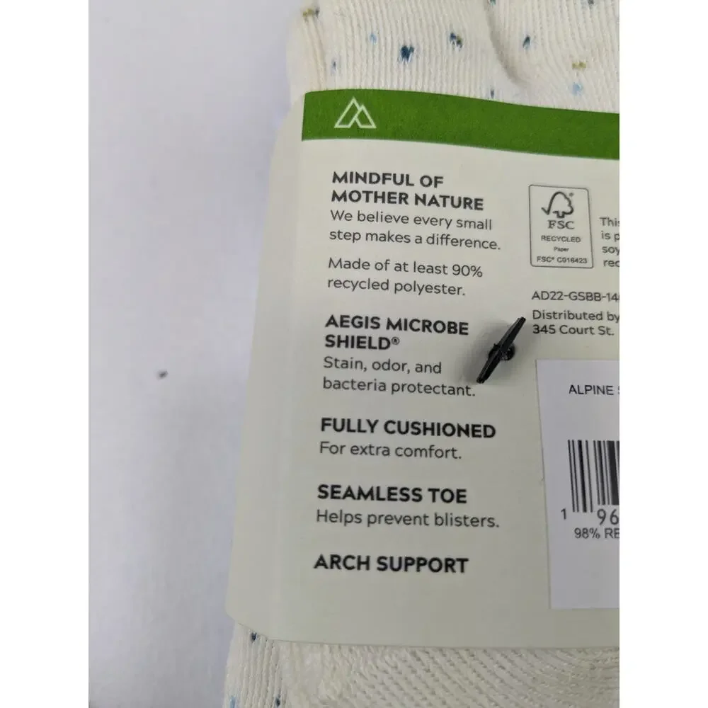 Alpine Design Girls Snowsport Socks - 2 pack - Small 10-4 Shoe Size